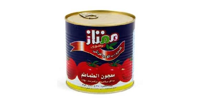 رب گوجه فرنگی ممتاز تهیه شده از گوجه های مرغوب فصل